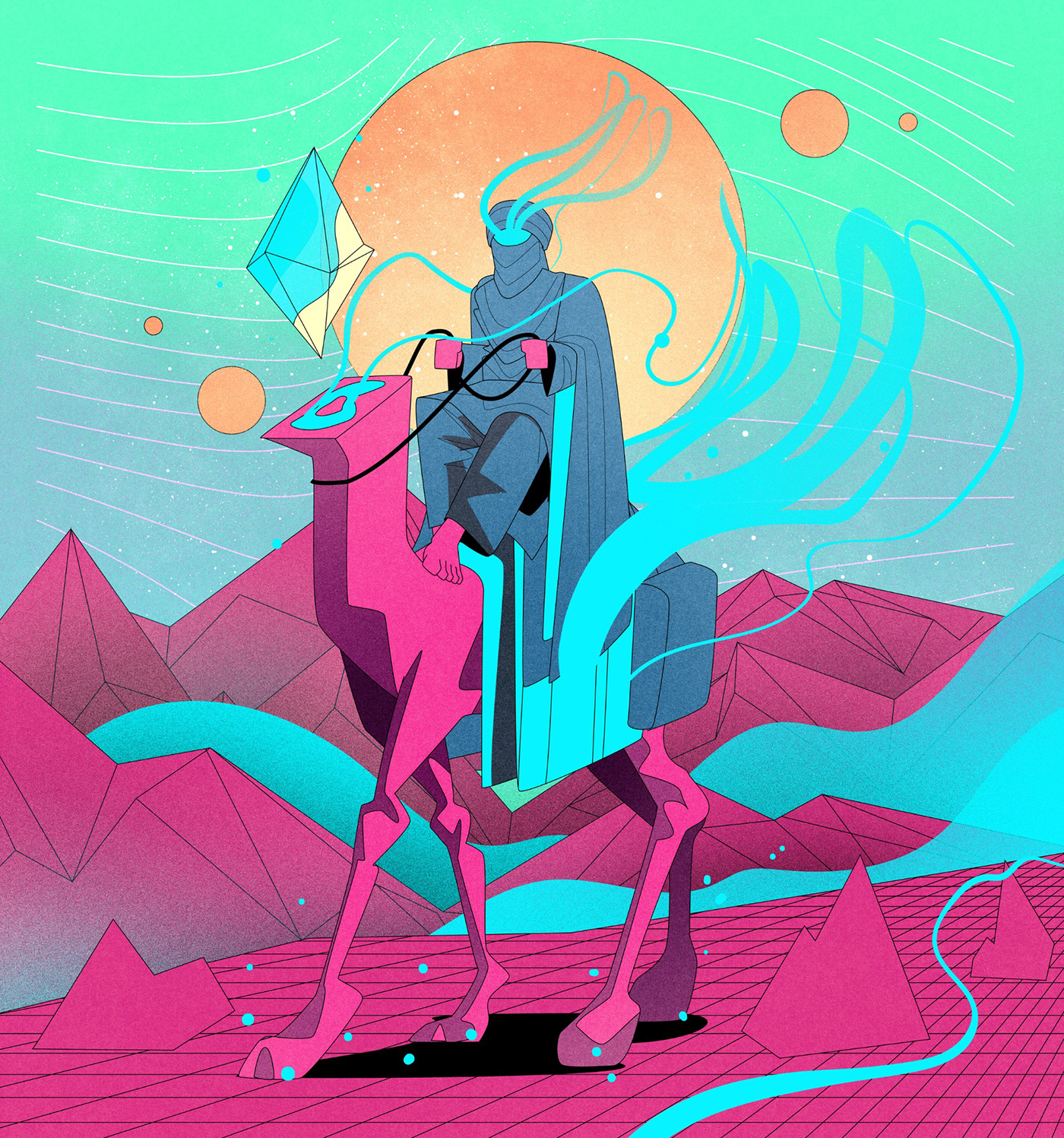 future Sci Fi dream vector various posters ILLUSTRATION 