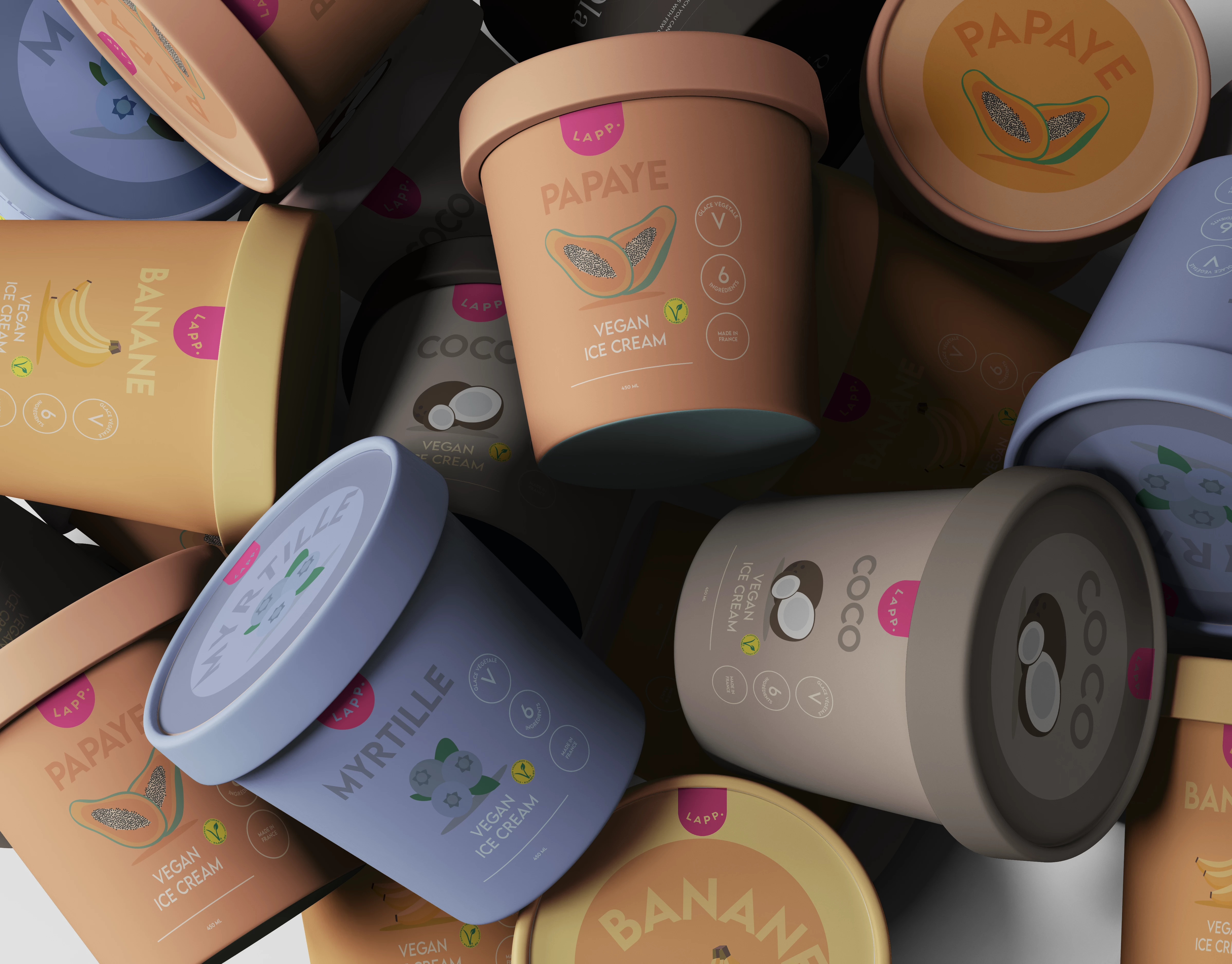 Project thumbnail - Vegan Ice cream • Packaging